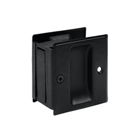 Dendesigns 2.5 x 2.75 in. Passage Pocket LockBlack Solid DE829687